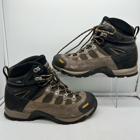 Asolo Boots Womens 9 Stynger Gtx Goretex Hiking Brown Trail - Picture 1 of 12